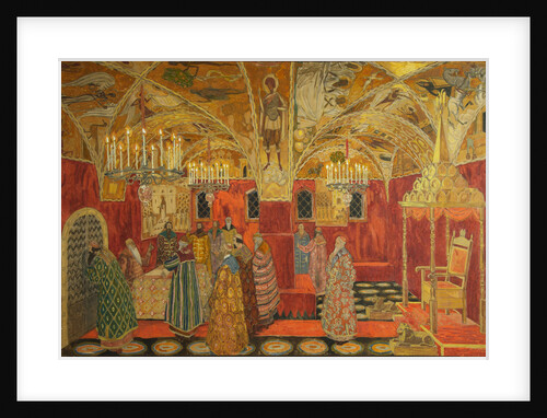 Stage design for the opera Boris Godunov by M. Musorgsky, 1911 by Alexander Yakovlevich Golovin