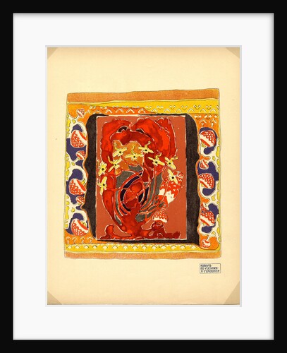 Design for a Carpet (Publisher M. K. Tenisheva and S. I. Mamontov), 1900s by Alexander Yakovlevich Golovin