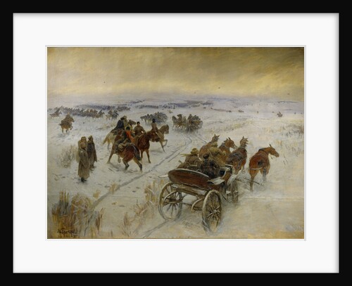 The Battle at Yegorlykskaya, 1928-1929 by Mitrofan Borisovich Grekov
