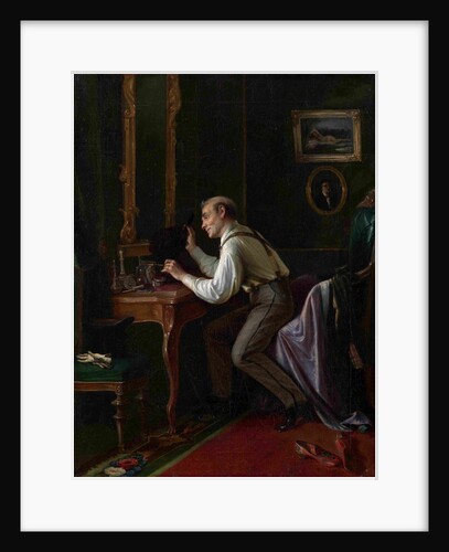 At the Dressing Table, 1872 by Nikolai Yakovlevich Gribkov