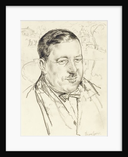 Portrait of the artist Ilya Mashkov by Boris Dmitryevich Grigoriev