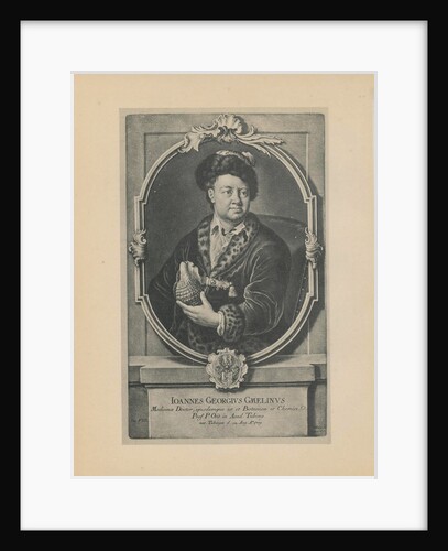 Portrait of the naturalist, botanist and geographer Johann Georg Gmelin, Mid of the 18th cen by Johann Jacob Haid