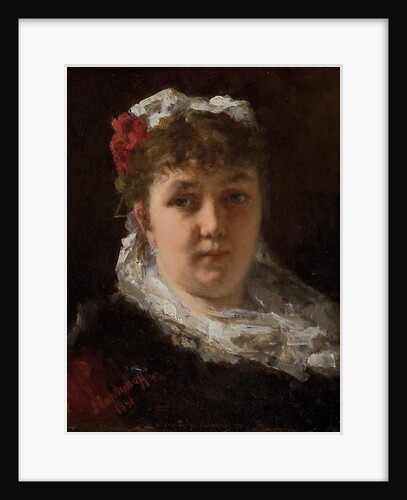 Portrait of the opera singer Félia Litvinne, 1881 by Alexei Alexeyevich Harlamov