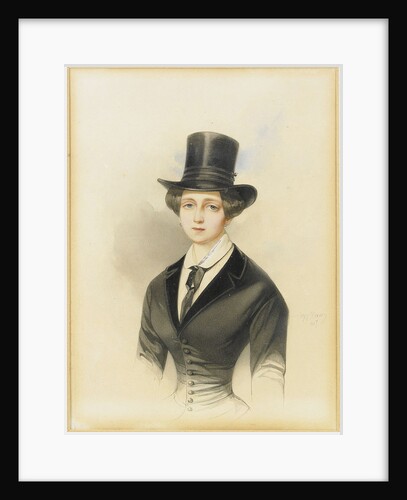 Portrait of Grand Duchess Catherine Mikhailovna of Russia, 1847 by Vladimir Ivanovich Hau