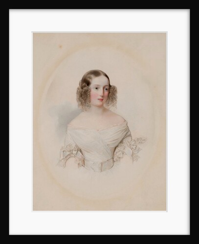 Portrait of Grand Duchess Olga Nikolaevna of Russia, Queen of Württemberg, 1838 by Vladimir Ivanovich Hau
