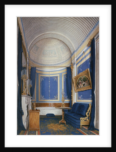Interiors of the Winter Palace. The Bathroom of Empress Maria Alexandrovna, 1850s by Eduard Hau