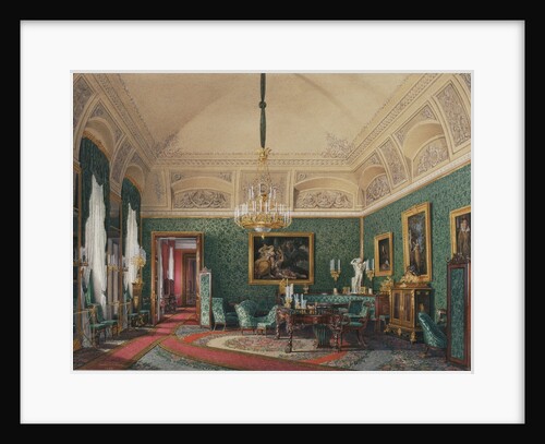Interiors of the Winter Palace. The First Reserved Apartment by Eduard Hau