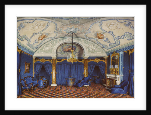 Interiors of the Winter Palace. The Fourth Reserved Apartment. A Bedroom, 1868 by Eduard Hau