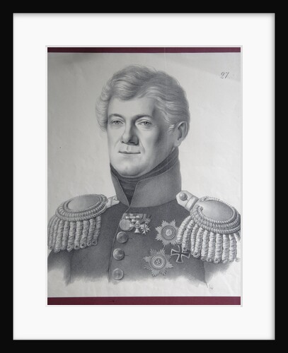 Portrait of Prince Dmitriy Vladimirovich Golitsyn, 1820s by Gustav Adolf Hippius