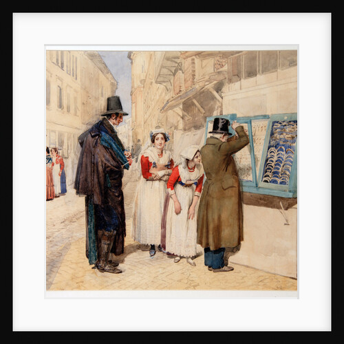 A Bridegroom Choosing a Ring for His Fiancee, 1838 by Alexander Andreyevich Ivanov