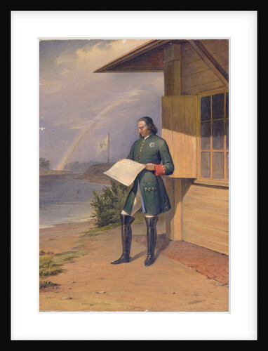 Peter I on the Bank of the Neva River, 1843 by Anton Ivanovich Ivanov