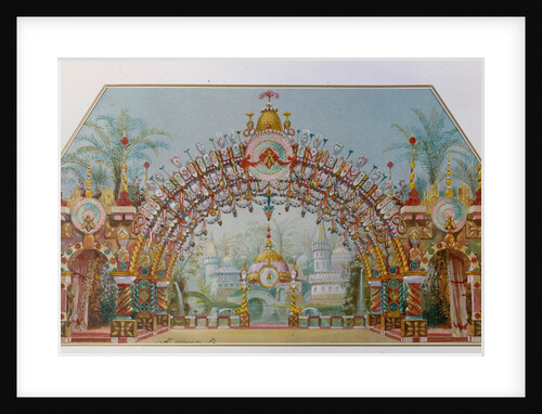 Stage design for the ballet The Nutcracker by P. Tchaykovsky, 1892 by Konstantin Matveevich Ivanov