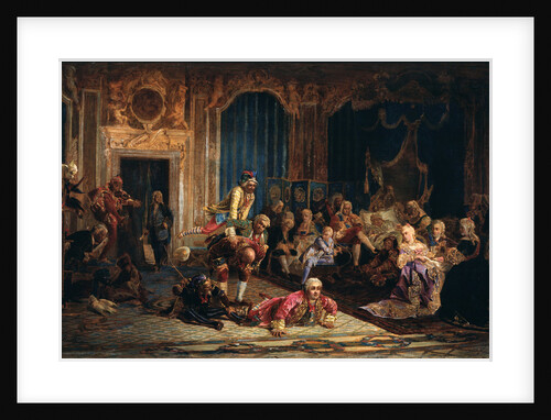 Jesters at the Court of Empress Anna Ioannovna, 1872 by Valery Ivanovich Jacobi