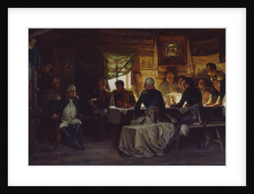 The military council in the village of Fili near Moscow on September 13th, 1812, 1882 by Alexei Danilovich Kivshenko
