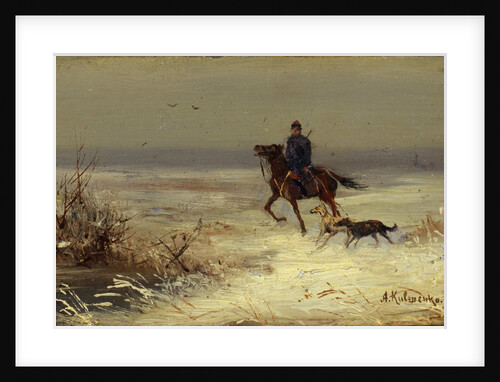 On the Hunting, Second Half of the 19th cen by Alexei Danilovich Kivshenko