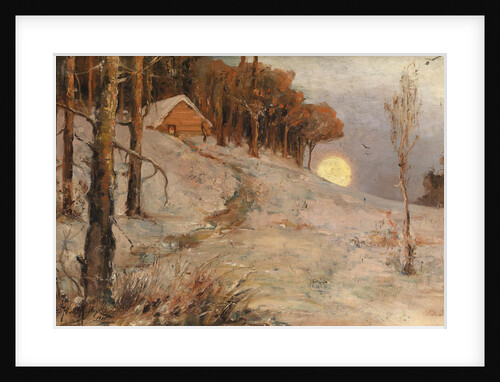 Winter Forest In A Rays Of Evening Sun, 1902 by Juli Julievich von Klever