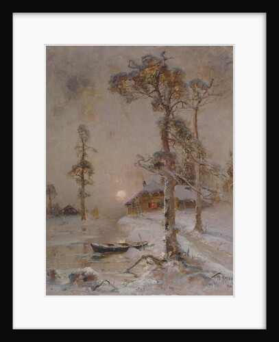 Winter Sunset, 1900 by Juli Julievich von Klever