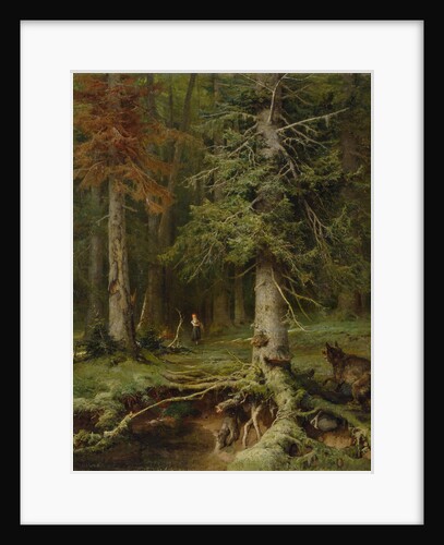 Little Red Riding Hood, 1887 by Juli Julievich von Klever