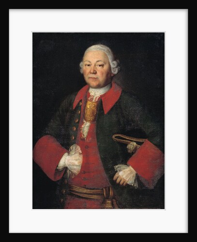 Portrait of Count Ivan Terentyevich Meshchersky, 1756 by Mina Lukich Kolokolnikov