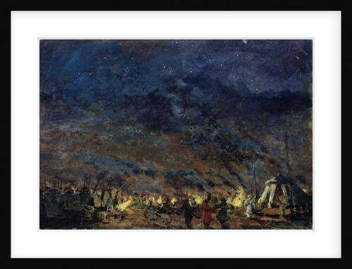 The Polovtsian camp. Stage design for the opera Prince Igor by A. Borodin, 1914 by Konstantin Alexeyevich Korovin