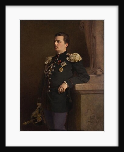 Portrait of Grand Duke Vladimir Alexandrovich of Russia, 1880s by Ivan Nikolayevich Kramskoi