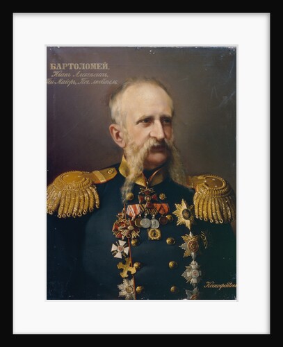 Portrait of Ivan Alexeyevich Bartolomey (1813?1870), 1860s by Ivan Stepanovich Ksenofontov