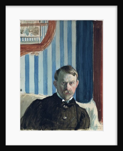 Self-portrait, 1910 by Boris Michaylovich Kustodiev