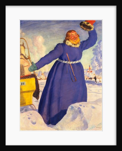 A reckless coachman, 1920 by Boris Michaylovich Kustodiev