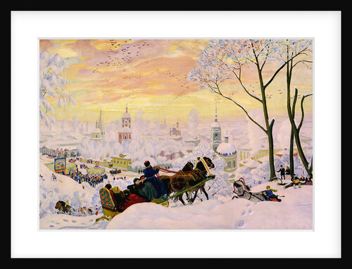 Shrovetide, 1916 by Boris Michaylovich Kustodiev