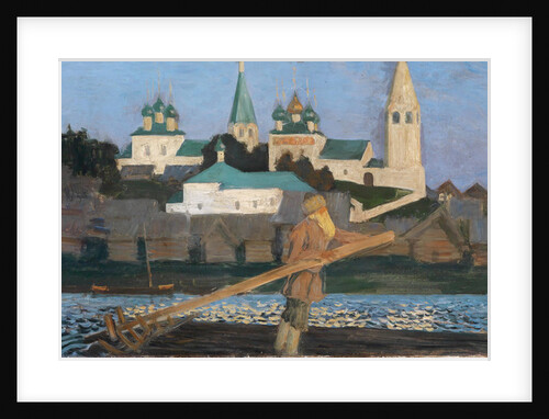 On The Volga, 1906 by Boris Michaylovich Kustodiev