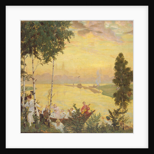 Country Trip, 1918 by Boris Michaylovich Kustodiev