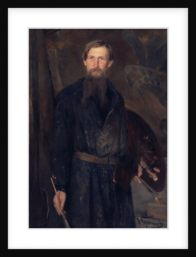 Portrait of the artist Viktor Vasnetsov, 1891 by Nikolai Dmitrievich Kuznetsov