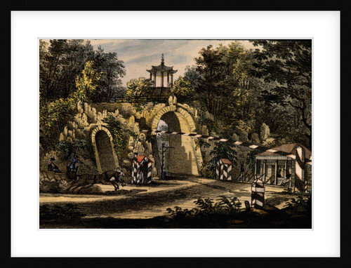 The Grand Caprice pavilion in the Catherine Park of Tsarskoye Selo, ca 1820 by Valerian Platonovich Langer