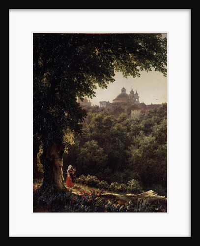 Ariccia near Rome, 1836 by Mikhail Ivanovich Lebedev