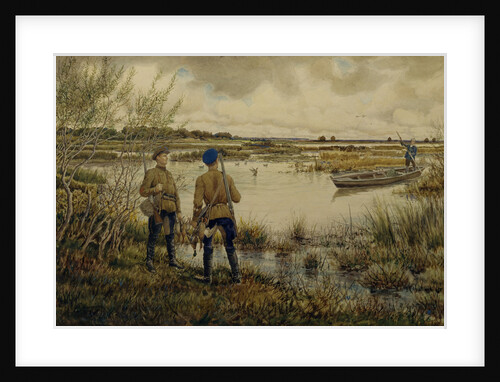 Returning from the hunting, 1937 by Ernest Ernestovich Lissner