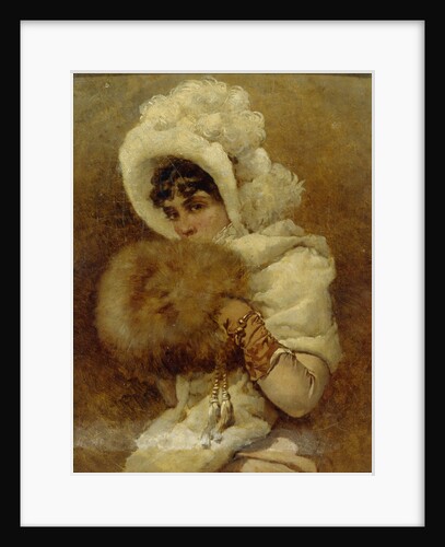 Girl with a Muff, 1884 by Vladimir Yegorovich Makovsky