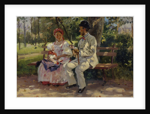 On the Boulevard, 1894 by Vladimir Yegorovich Makovsky