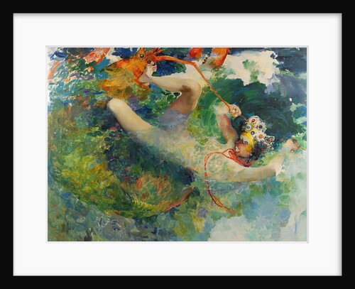 Princess Vasilisa and the Giant Lobster (after the Fairy tale Fire-bird and Princess Vasilissa) by Filipp Andreyevich Malyavin