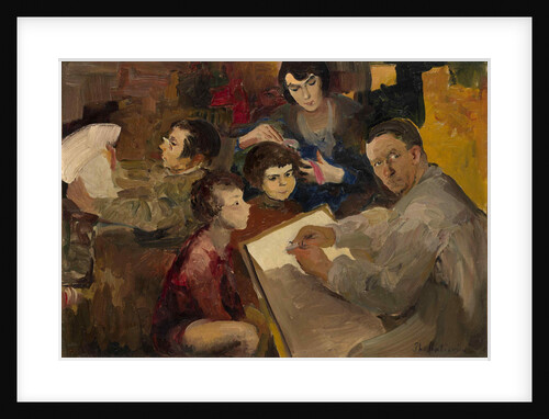 Self-Portrait with Family by Filipp Andreyevich Malyavin