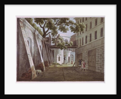 The Court of the Pavel Gagarins House by Andrei Yefimovich Martynov