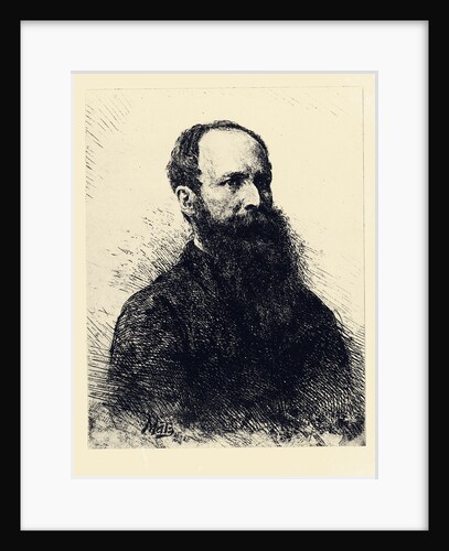 Portrait of the painter Vasili Vereshchagin, 1882 by Vasily Vasilyevich Mate