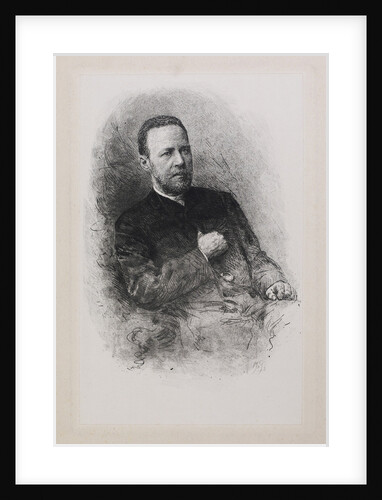 Portrait of the historian and journalist Sergey Nikolayevich Shubinsky, 1900s by Vasily Vasilyevich Mate
