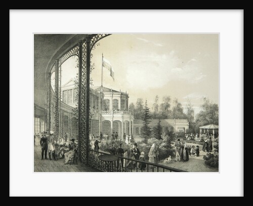 The Railway station in Pavlovsk, 1840-1850 by Yegor Yegorovich Meier
