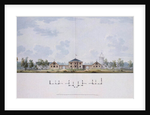 Design for a Farm in the Alexander Park at Tsarskoye Selo, 1818 by Adam Menelaws