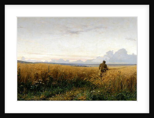 Footpath in a rye field, 1881 by Grigori Grigoryevich Myasoedov