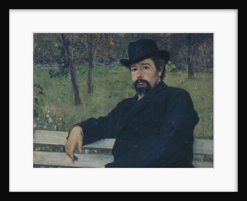 Portrait of the painter Nikolai Alexandrovich Yaroshenko, 1897 by Mikhail Vasilyevich Nesterov