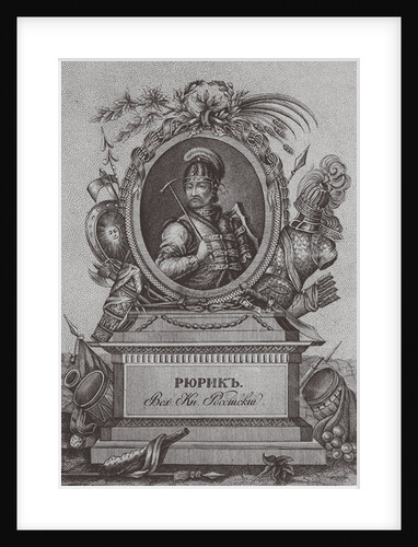 Portrait of Rurik, a Varangian chieftain and founder of Kievan Rus (ca. 830-ca. 879) by Alexei Agapievich Osipov