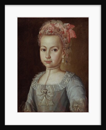 Portrait of Anna Lermontova, 1776 by Grigory Ostrovsky