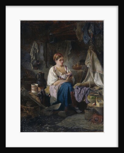 Young Mother, 1868 by Ivan Andreyevich Pelevin