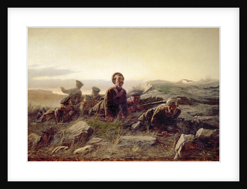 Plastuns at Sevastopol, 1874 by Vasili Grigoryevich Perov